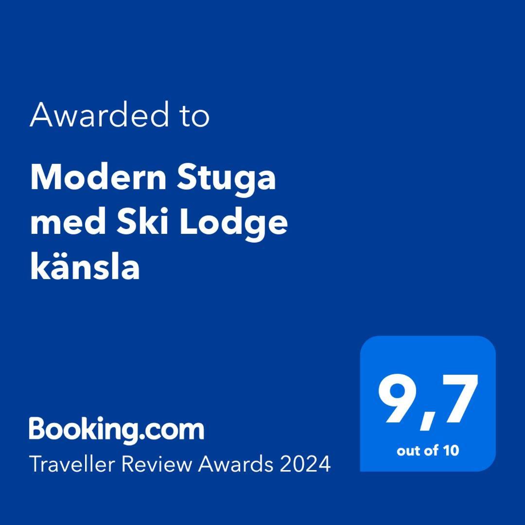 Modern Stuga Med Ski Lodge Kaensla Jarvso Ngoại thất bức ảnh